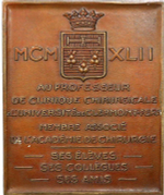 France, Pierre Dionis du Séjour Plaquette – 1942 Bronze