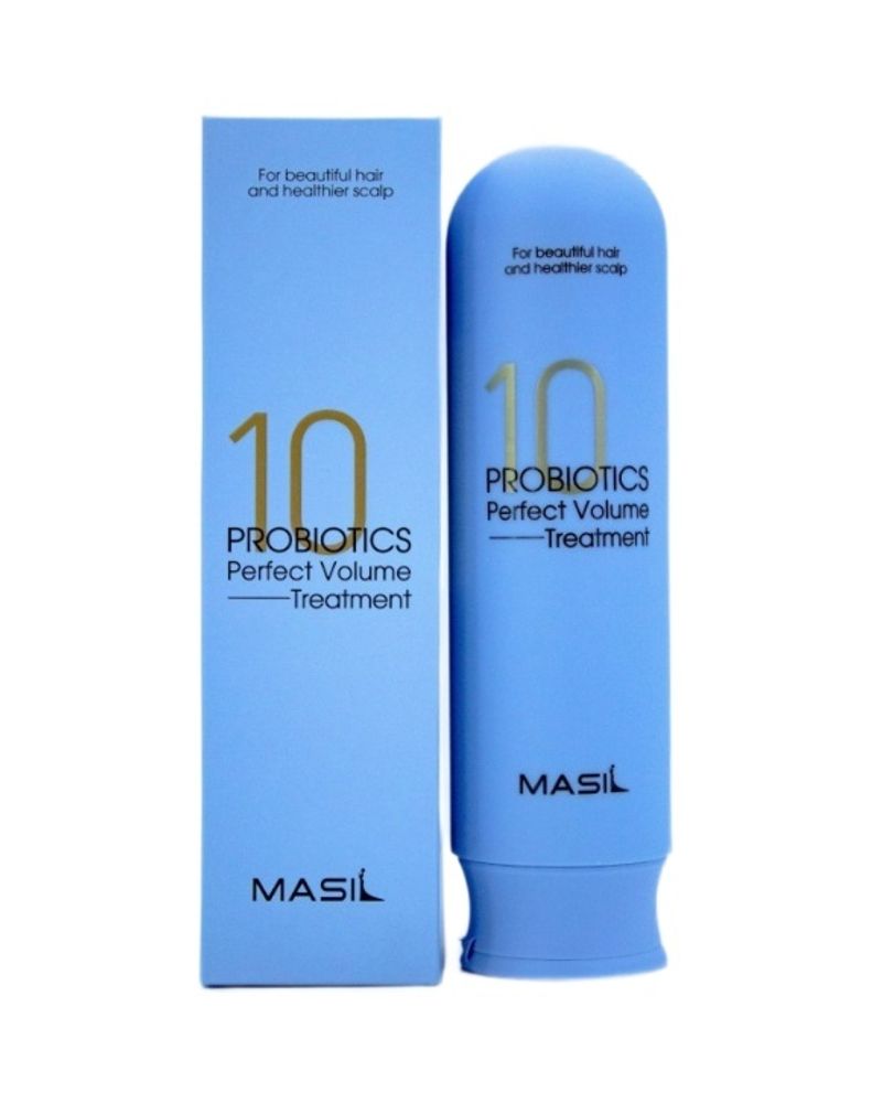 Masil 10 Probiotics Perfect Volume Treatment, Бальзам для объёма волос, 300 мл