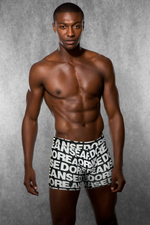 Мужские трусы-боксеры Doreanse Logo (Размер: XL) (Цвет: черный с белым)