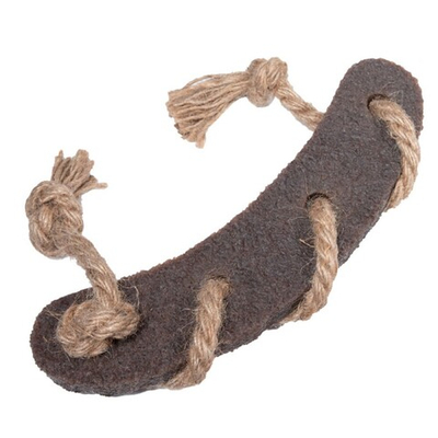Игрушка "Сосиска с веревкой" 21,5 см (экорезина) - для собак (Gigwi 85005)