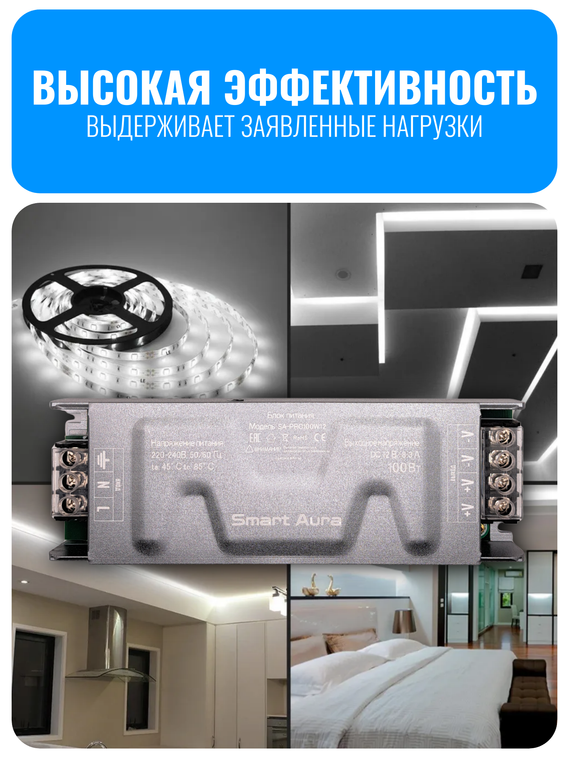 Блок питания Smart Aura для светодиодной ленты