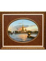 Картина маслом Петропавловская крепость Гафиатуллин