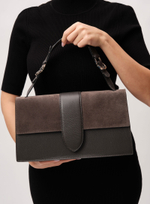 Кожаная сумка Deboro 30408 темный лес