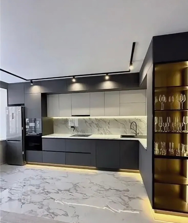 Примеры современных кухонь в дизайне из интернета