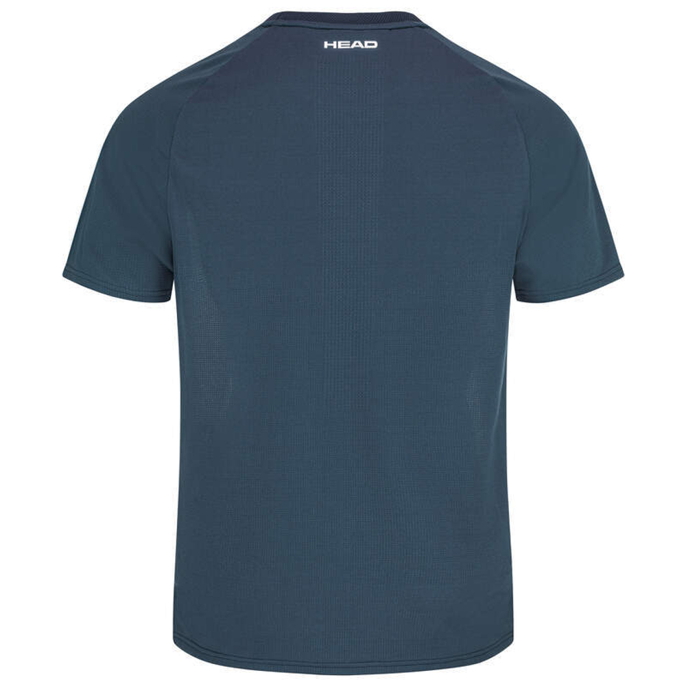 Детская теннисная футболка Head Topspin T-Shirt - navy/print perf