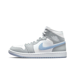 Кроссовки Air Jordan 1 Mid Wolf Grey Aluminum