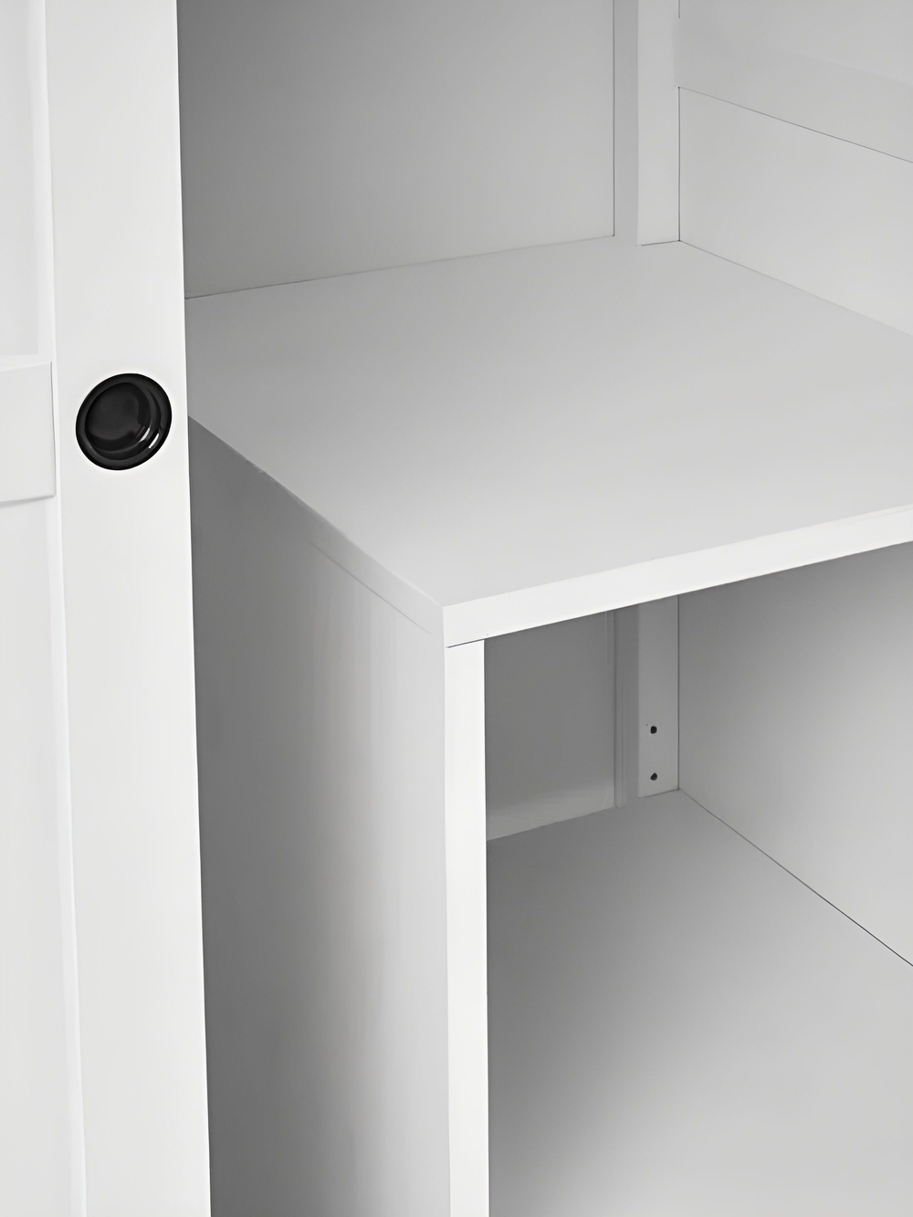 IKEA Шкаф-витрина HEMNES стекло/стекло, 198х90х37, белый/св-коричневый, из массива дерева, КЫМОР (ХЕМНЭС ИКЕА), массив сосны