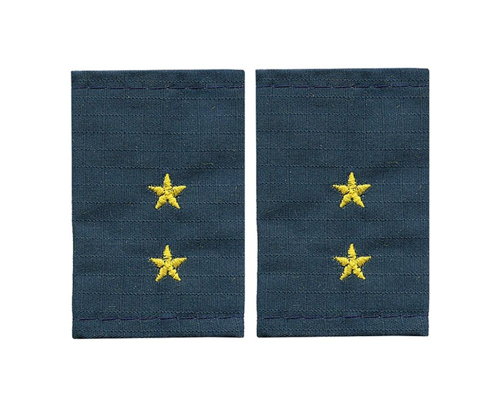 Фальшпогоны МЧС с вышитыми звездами прапорщик