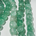 Зеленый флюорит натуральный, фриформ, 14,5-18*15-17мм