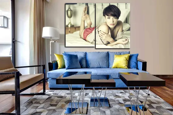 Модульная картина "Француженка"