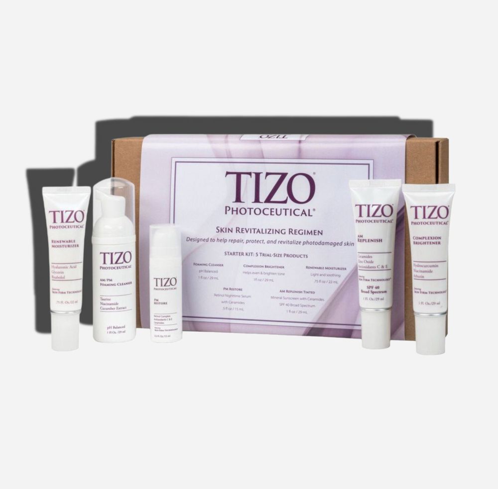 TIZO skin revitalising regimen kit 29мл/ 29мл/ 15мл/ 29мл/ 22мл НАБОР ДЛЯ ЗАЩИТЫ И ВОССТАНОВЛЕНИЯ