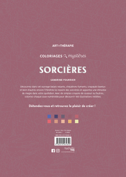 Hachette/ раскраска по номерам/ Coloriages mystères - Sorcières