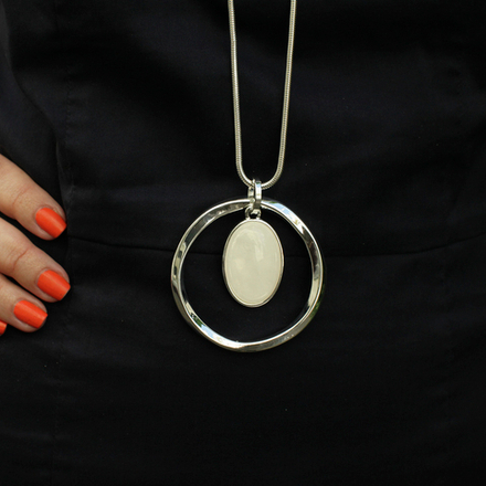 Колье Fiore Luna CRYSTAL-MOON OPAL LN5137 BW/S