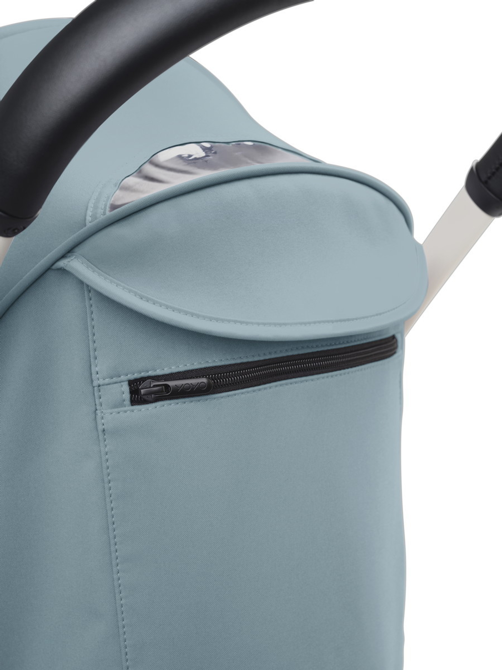 Коляска Stokke YOYO3 Newborn Pack рама белая White 2 в 1 Aqua