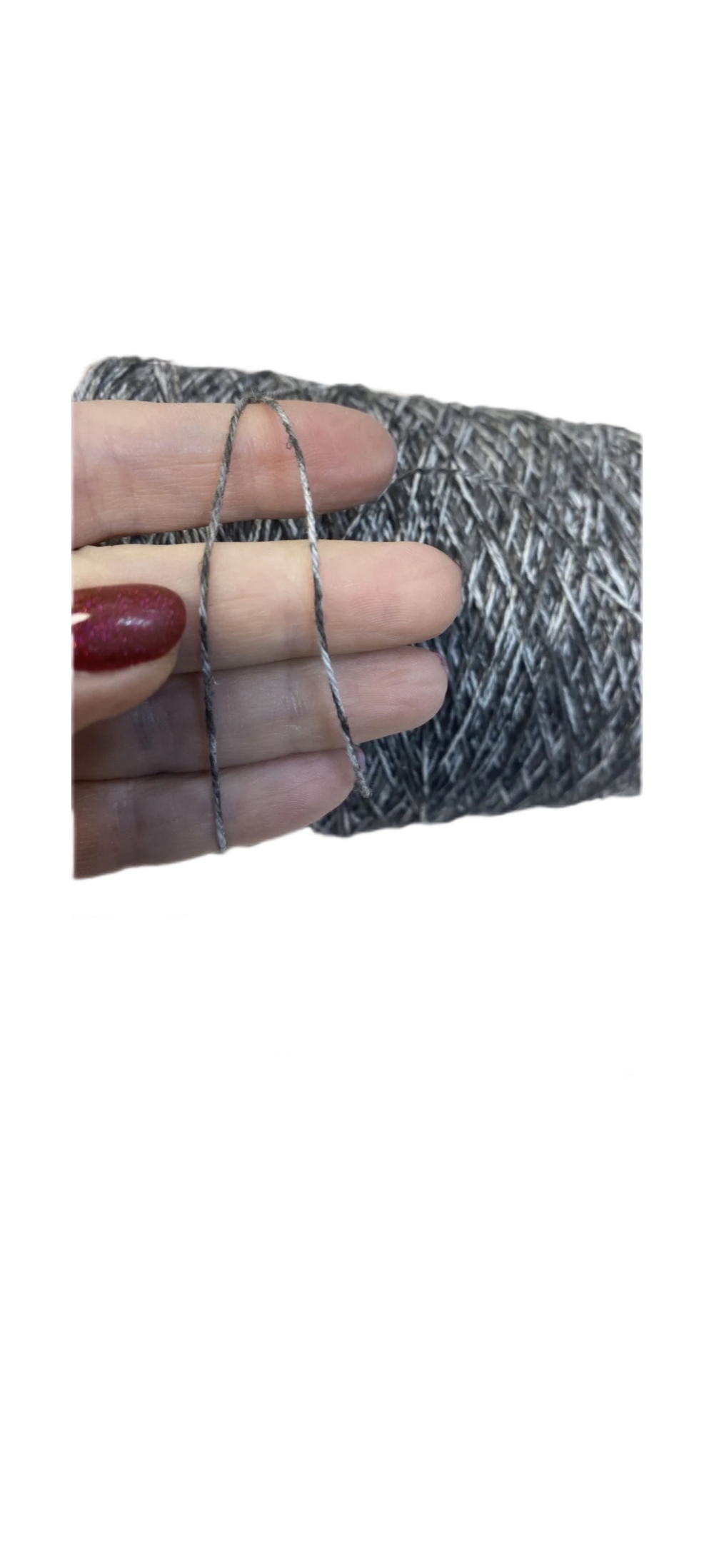 Пряжа на бобине (Италия) 90% лен 10% хлопок 100г - 320м 125г