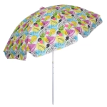 Зонт пляжный D=300 см, h=240 см, «Принт АРТ11692-8», с наклоном и покрытием от нагрева, ДоброСад