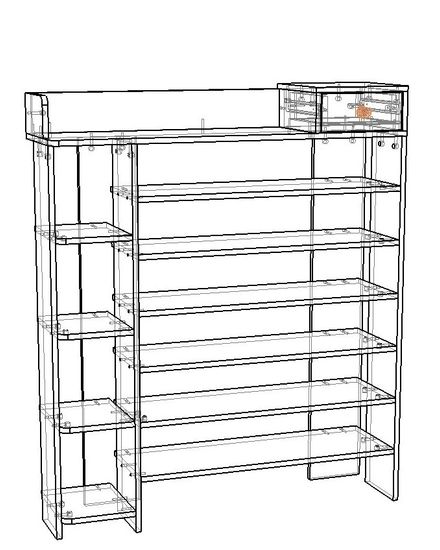 Обувница ДЕПО-3 правая