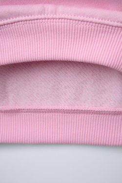 ZARA УТЕПЛЕННАЯ ТОЛСТОВКА С ПРИНТОМ, МЯГКИЙ РОЗОВЫЙ