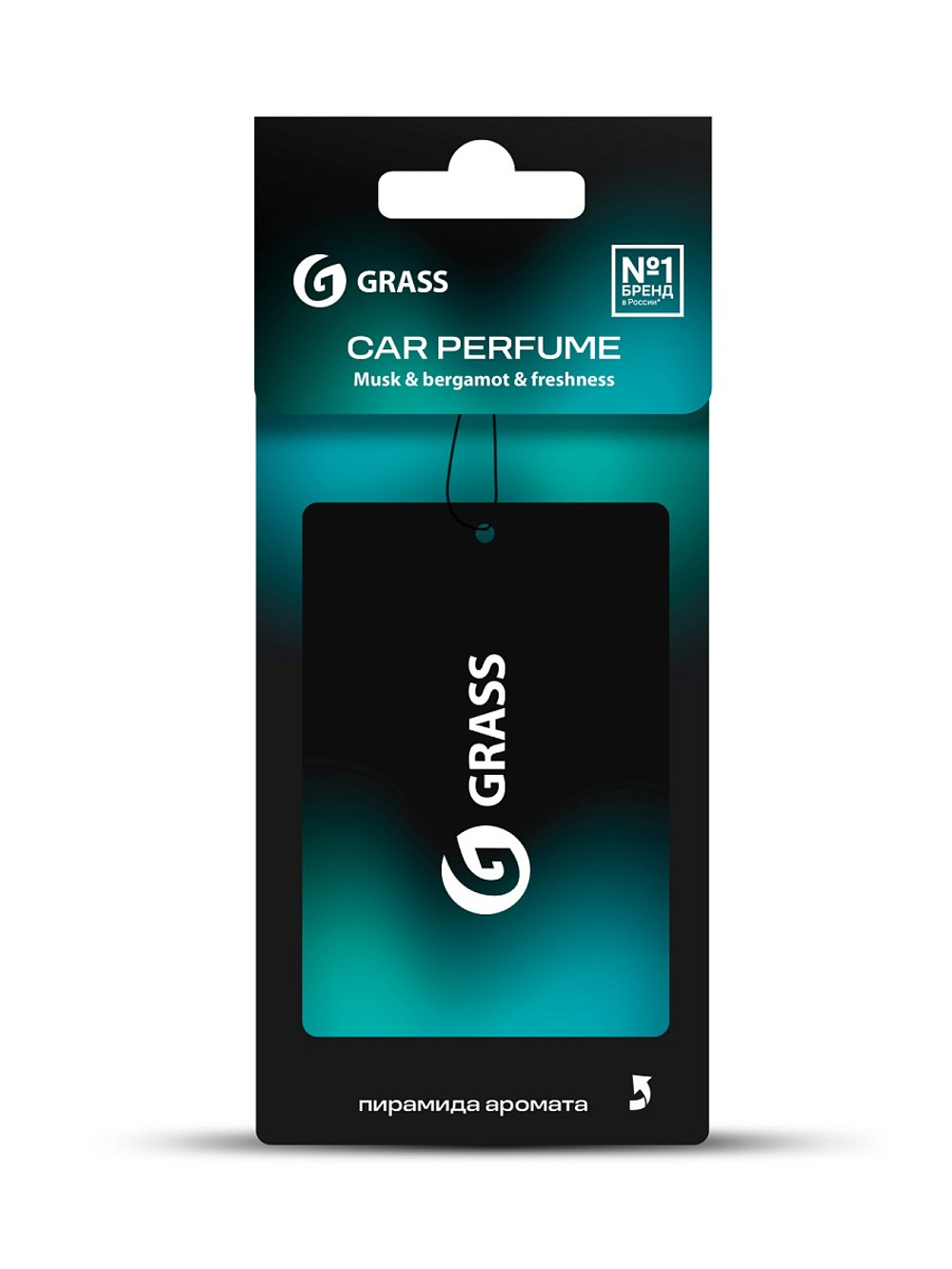 Grass Ароматизатор картонный Musk&bergamot&freshness