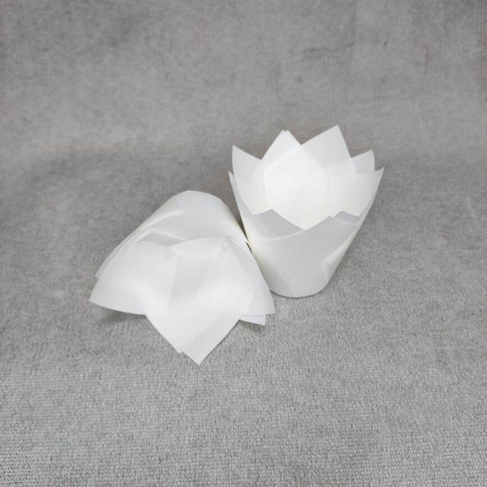 Форма бумажная тюльпан для капкейков / маффинов 5х8 см