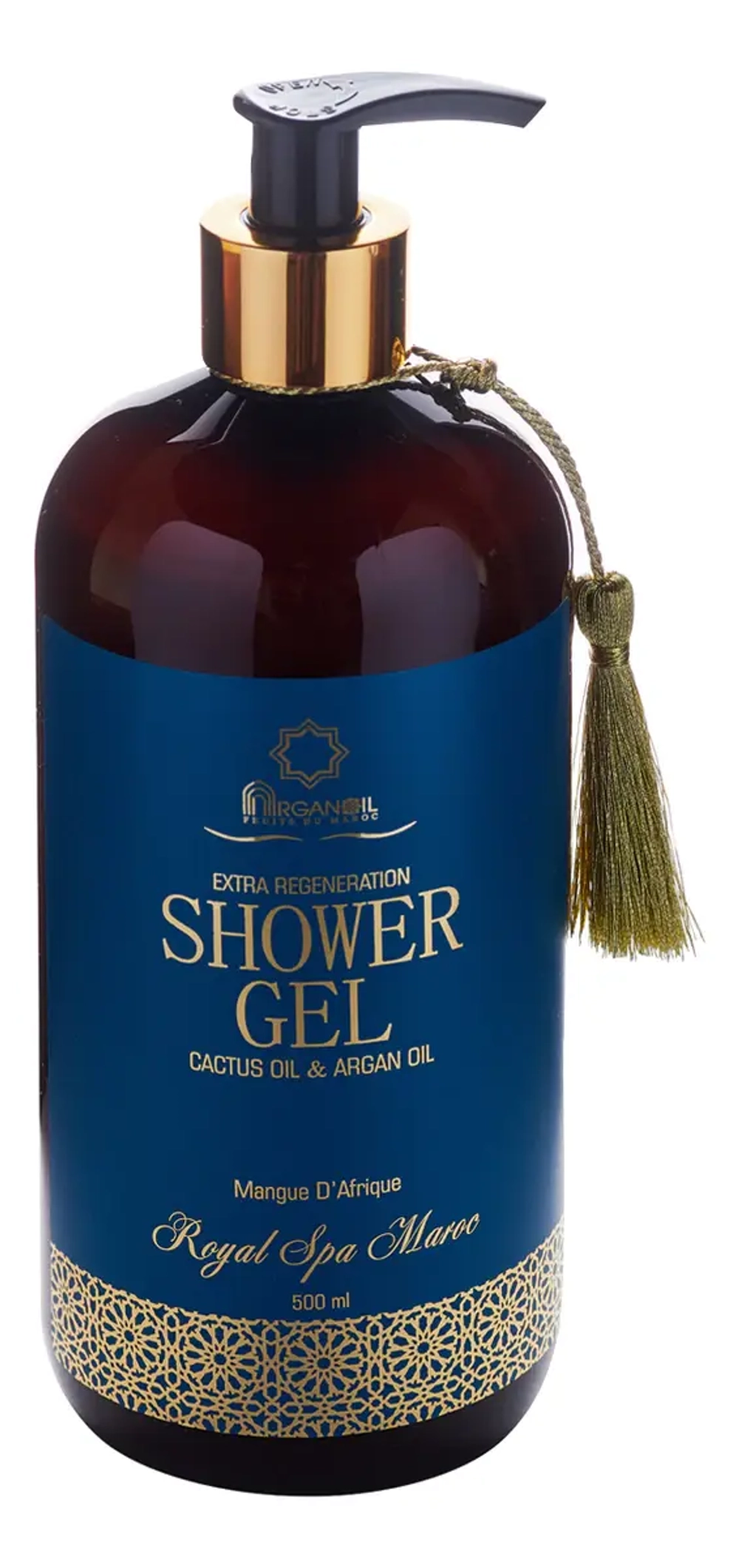 ARGANOIL Гель для душа с маслами кактуса опунции и арганы Royal Spa Maros Cactus Oil & Argan Oil 500 мл (73538)