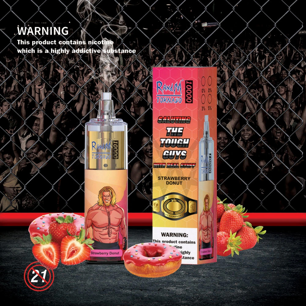 RandM Tornado 10000 - Strawberry Donut (5% nic)