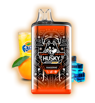 HUSKY CYBER 10000 Fangerine - Фанта Мандарин лед