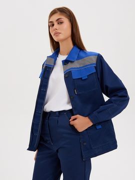 Костюм женский "Нова" брюки (синий/василек)