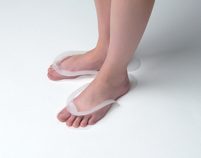 Тапочки пенополиэтилен 4 мм 25 пар белые