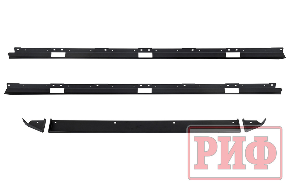 Багажник экспедиционный (платформа) алюминиевый 1350x1690 мм для Jeep Wrangler JL 2018+ (с крепежом) РИФ