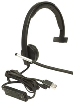 Наушники Logitech USB Headset Mono H650e черный