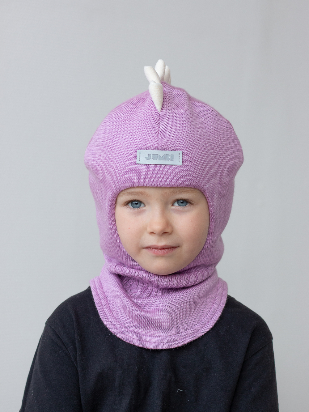 Шлем зимний вязаный (Лаванда) ОРЕО*