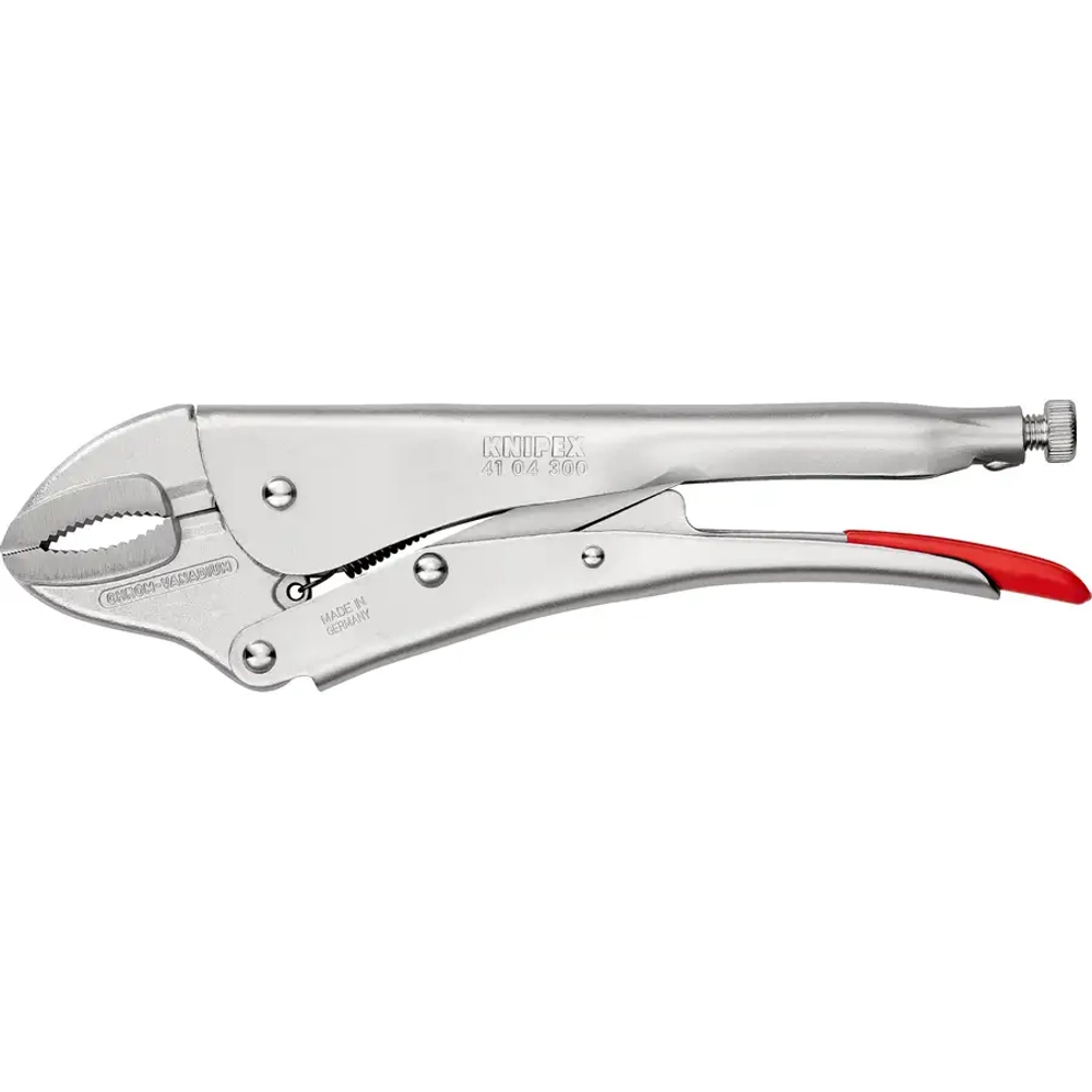 Клещи зажимные никелирование 300 мм Knipex 41 04 300