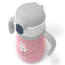 Термос детский 360мл Monbento MB Stram pink Bunny
