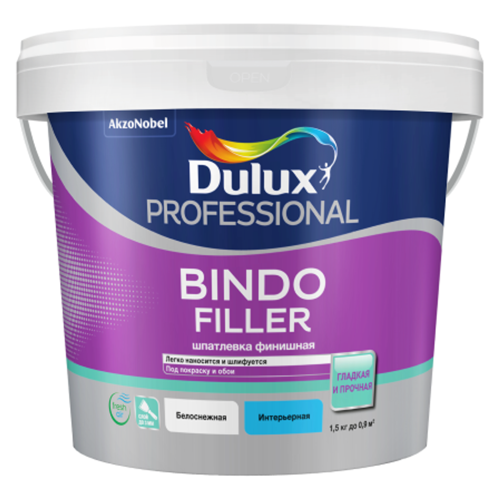 Dulux Bindo Filler / Дулюкс Биндо Филлер финишная шпатлёвка