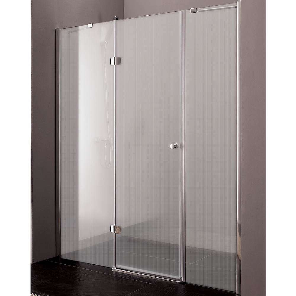 Душевая дверь Cezares Verona 160 L VERONA-W-B-13-40+60/60-P-Cr-L профиль Хром стекло рифленое