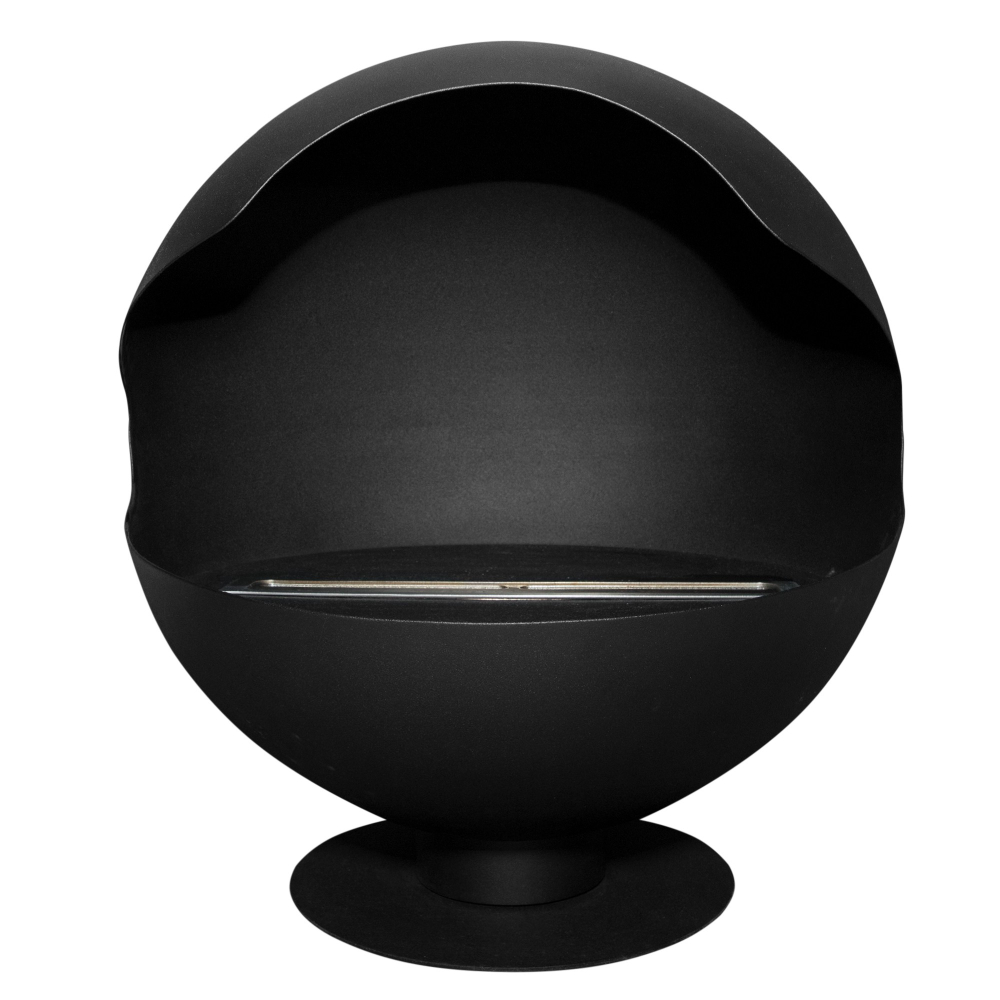 Каминокомплект:Биокамин Firelight BFP/F-55 Sphere+Набор керамических камней М, черные