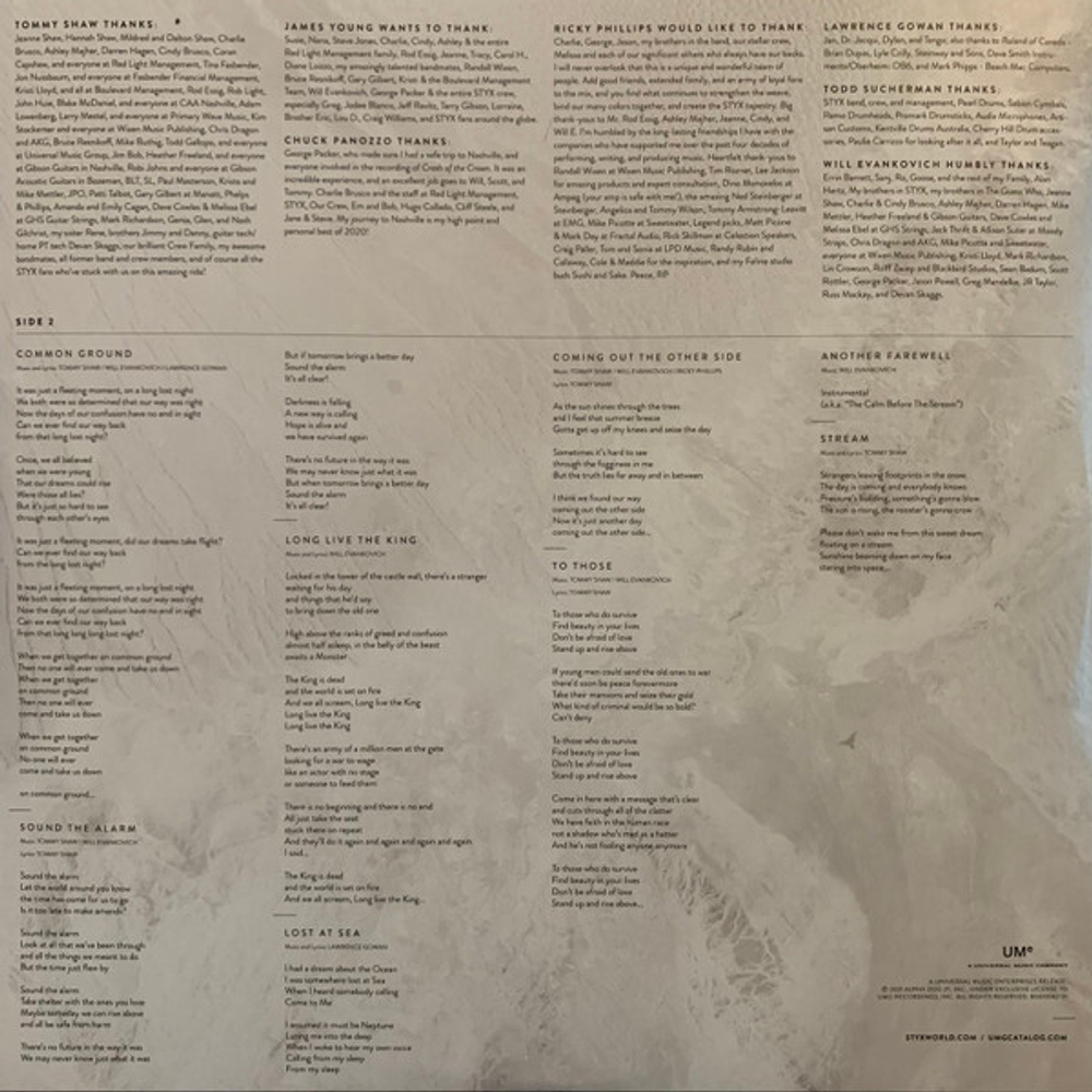 Styx / Crash Of The Crown (LP)