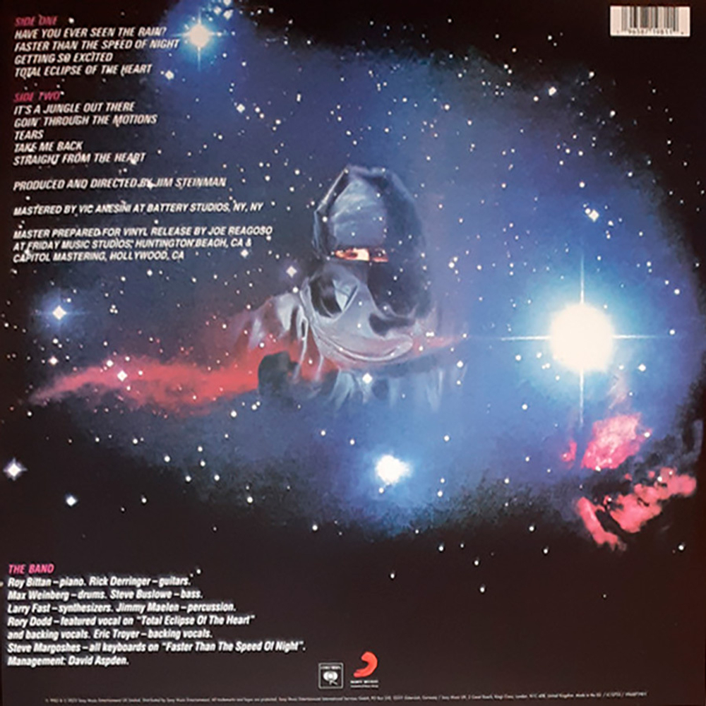 Bonnie Tyler / Faster Than The Speed Of Night (Coloured Vinyl)(LP)