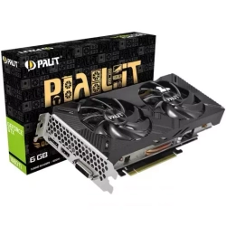 Видеокарта Palit nVidia GeForce GTX1660Ti DUAL OC 6G NV 6144Mb 1500/12000 (NE6166TS18J9-1160C)