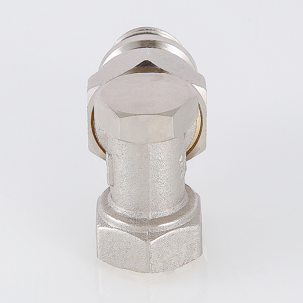 Клапан настроечный угловой 1/2" с дополнительным уплотнением