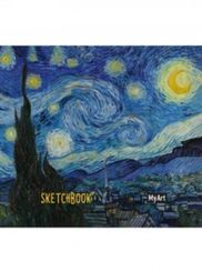 MyArt. КВАДРАТНЫЙ СКЕТЧБУК. Винсент Ван Гог, Звёздная ночь