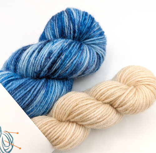 Носочная пряжа, набор, цвет "Пляж"