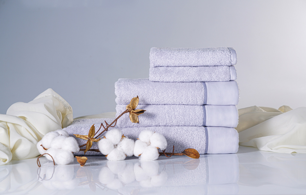 Набор полотенец 3шт Claire Batiste Atelier Brise мягкий сизо-серый