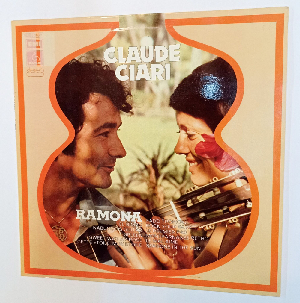 Винтажная виниловая пластинка LP Claude Ciari Les Grands Succes De Claude Ciari (France 1976)
