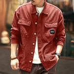 Джинсовая куртка в американском стиле в стиле ретро от GELANLU  STYDIO