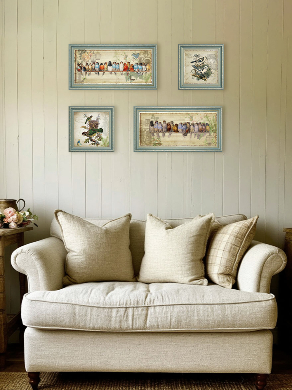 Картина на стену для интерьера на холсте в раме 25*25 см