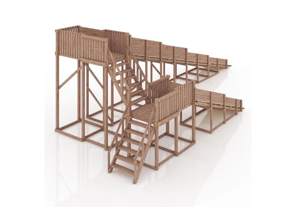 Зимняя горка "Метелица" 12 метров и 4,5 метра