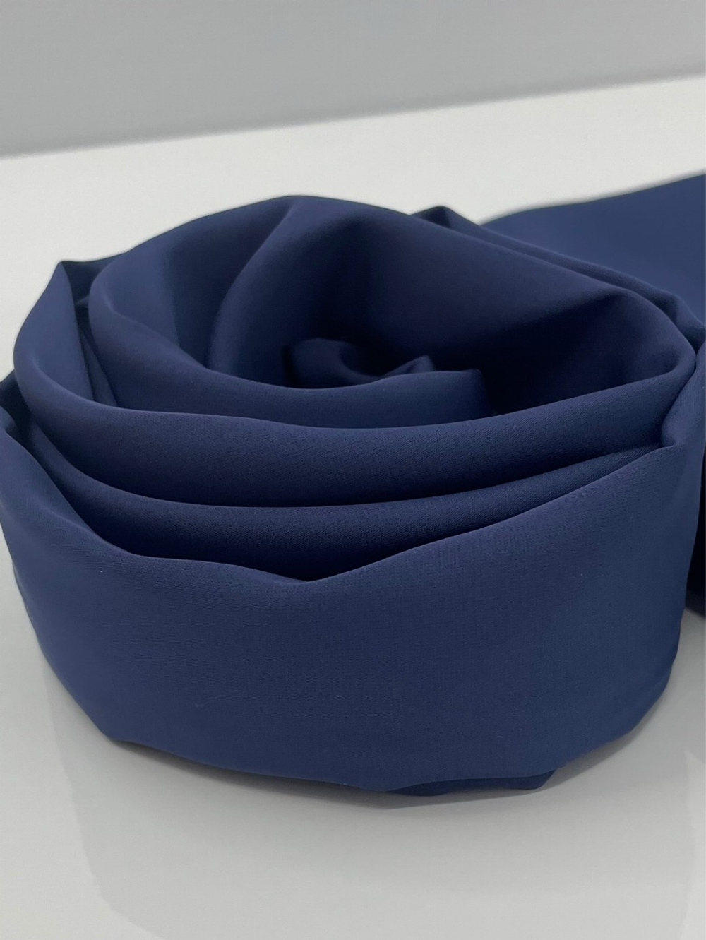 Ткань "Шелк Армани" (джинсовый)