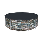 Каркасный бассейн Bestway Steel Loft 56889 (671х132 см) с картриджным фильтром, лестницей и защитным тентом